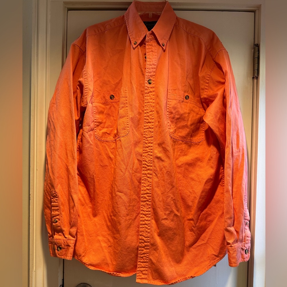 Scandia Cotton Duck Cloth Button Down Shirt